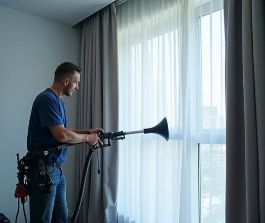 Professional curtain steam cleaning process equipment Matty Curtain Cleaning ravenhall-vic