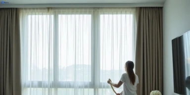 Delicate sheer drape cleaning ravenhall-vic Matty Curtain Cleaning