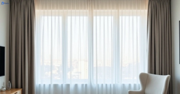 Freshly steam cleaned curtains in ravenhall-vic QLD
